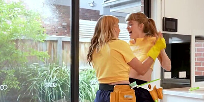 Tall lesbian girl is making out and going all the way