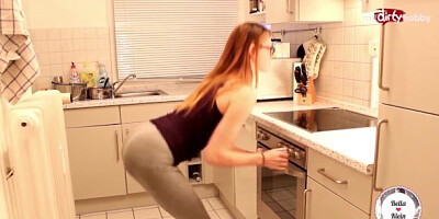 Precious Bella Klein's morning fuck action