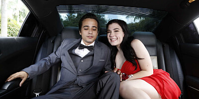 Jenna Reid gets eaten out and fucked in the limo