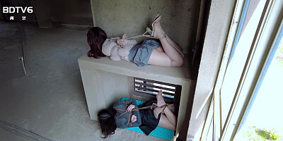 Chinese Girl outdoor exhibitionism BDSM Training 5