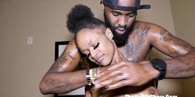 Skillful femme's big tits clip