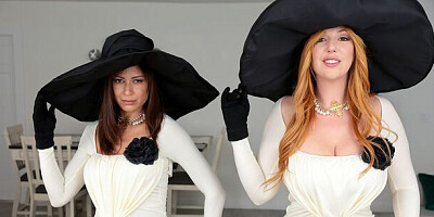 Rocking Cassie Del Isla and Lauren Phillips's big tits movie