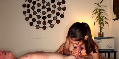 SHADYSPA Pampered Man got Sucked Off After Massage