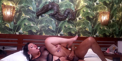 Latinas Tan Rolled On My Cock And I Couldnt Resist I Shoved It Into My Cunt