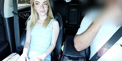 Adorable blonde teen Demi Hawks is ready to join the biz