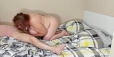 Milf With Big Tits Licked His Ass And Cock And Engaged In Anal Sex