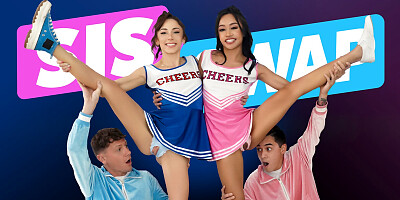 The Sneaky Rion & Juan Join The Cheerleading Squad In Order To Meet Slutty Girls & Get Laid- SisSwap