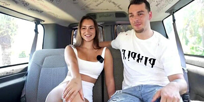 College Students On The Bus