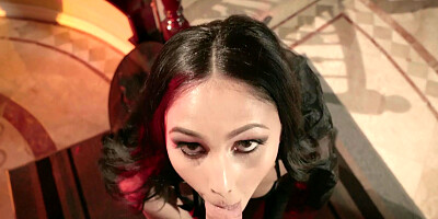 Ariana Marie bangs a guy while her husband in next room