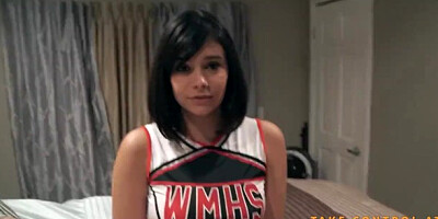 Masturbation scene with sinful Violet Starr from Life Selector