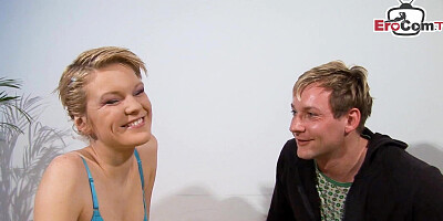 Meet and fuck at real first time german amateur casting