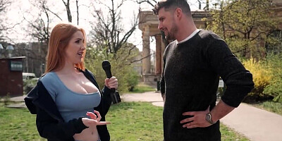 Scarlett Jones is ready to get rammed by a random dude