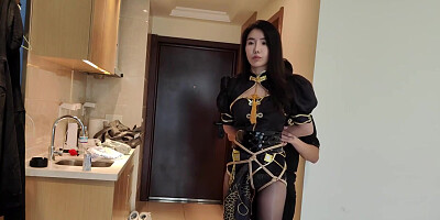 Chinese Girl In A Dress