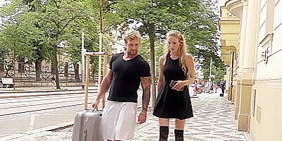 Cam Angel - German Tourist Gets Facial In Hot Hard Fuck Abroad