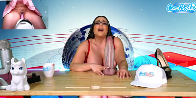 Big Boobs Milf Latina Has Intense Orgasm Live On Air