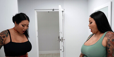 Hard fuck for curvy Asian Connie Perignon