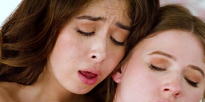 Gynecologist exam with lots of flirting leads to intense romantic lesbian sex