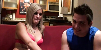 Attractive escort's shaved action