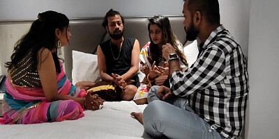 Mature Indian Aunty Teaching Her Young Lover How To Do Sex