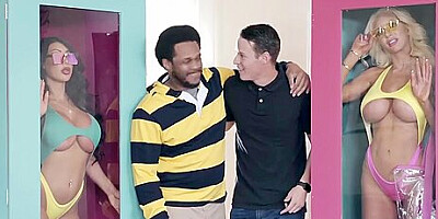 Nicolette Shea And August Taylor Crazy Threesome Sex