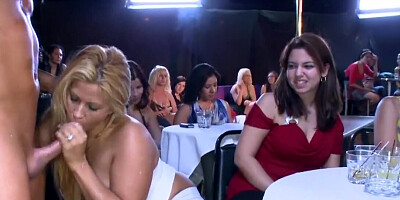 Male strippers are getting their big dicks sucked