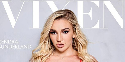 Kendra Sunderland's blonde porn by Vixen
