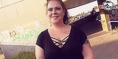 German Chubby Bbw Picked Up In Public On Street