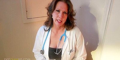 A Sexy Mature Milf Doctor Examines A Young Man And His Curved Cock And Gives Him An Anatomy Lesson Hell Never Forget