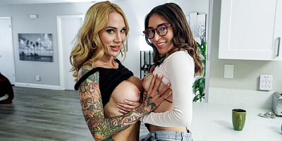 Watch stupefying Sarah Jessie and Amber Summer's trailer