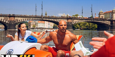 Hunt4k featuring Steve Q and Sofia Lee's euro sex movie