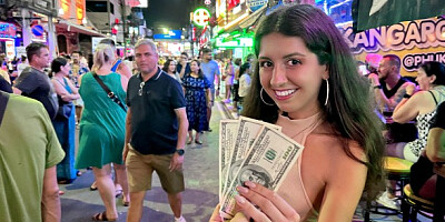 Picked up a prostitute on the street and fucked her in all holes, cum on her face