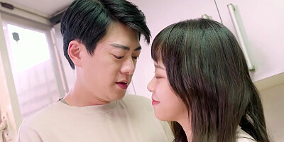 Petite Japanese Yuli gives a blowjob and rides a cock