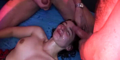 Anal action with fine-looking femme from Real GangBangs