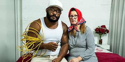 grandma gets ass fucked by an electrician