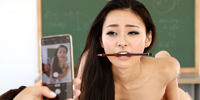 Asian Rae Lil Black creampied after merciless sex