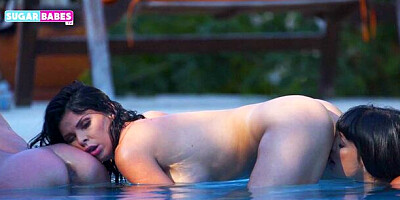 Big tits action with stunning Inna Innaki and Rosa Rozita from Sugar Babes TV