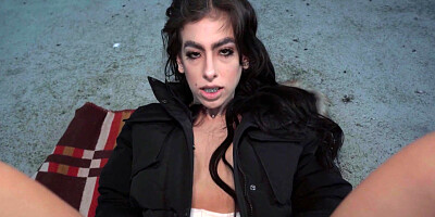 Alicia Trece sucks massive cock and gets fucked in public