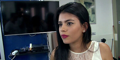 Sexy Latina is getting fucked after giving a haircut