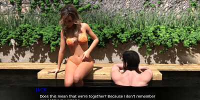 PINE FALLS: EROTIC SEX BY THE POOL ENDS UP WITH CREAMPIE