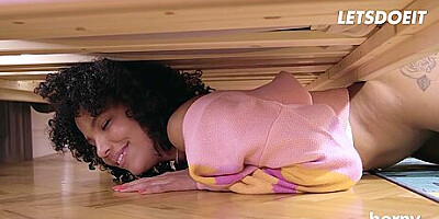 Curly Babe Romy Indy Getting Backshots From Bwc In Hostel Room