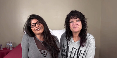 Casting Hot Threesome Group Sex Big Tit Milf Action Getting Their Pussies Stretched By Big Cocks In