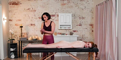 Attractive brunette decides to slide her fingers in