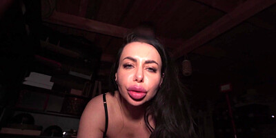 Big-boobed whore Arish Lamborghini gives head and fucks for some cash