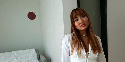 Big dick boss fucking a twisted Asian chick in POV