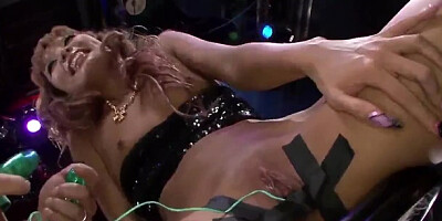 Funny Kyoko's fingering action