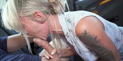 Fake Taxi: Slamming hard with inked european blonde babe