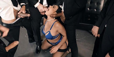 Brazzers Exxtra - Gangbang with Mona Azar & Mick Blue