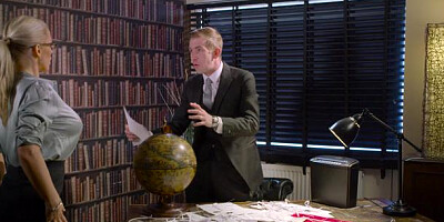 Big Tits at Work: Rebecca Moore in POV fantasy cumshot