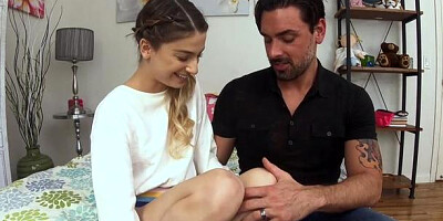 Cum4K - Erotic Kristen Scott sucks dick and fucks