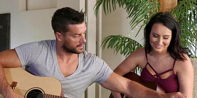 FamilyXXX - Large boobs brunette Sidney Alexis rammed hard